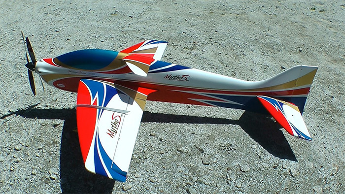 Sebart Mytho S 50E, ARF White/Blue | Buy RC Planes at Modelflight