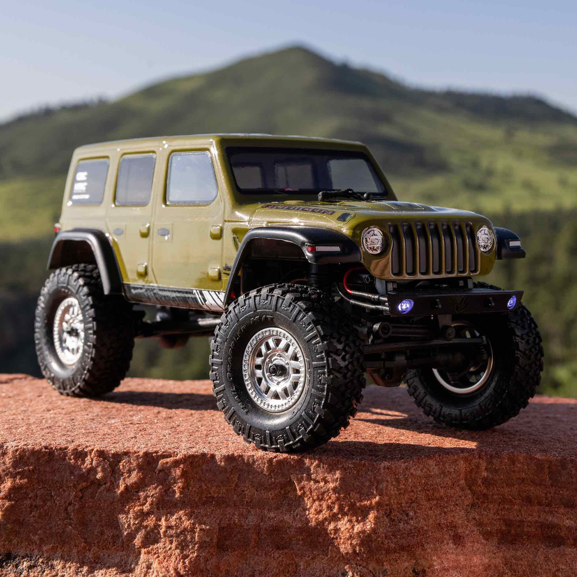 Axial SCX24 Jeep Wrangler JLU 1/24 Crawler RTR, Green