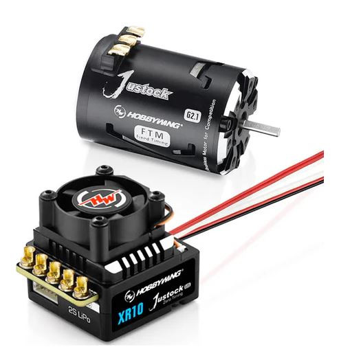Hobbywing XERUN XR10 ESC and 17.5T Motor Combo | Buy Surface ESCs