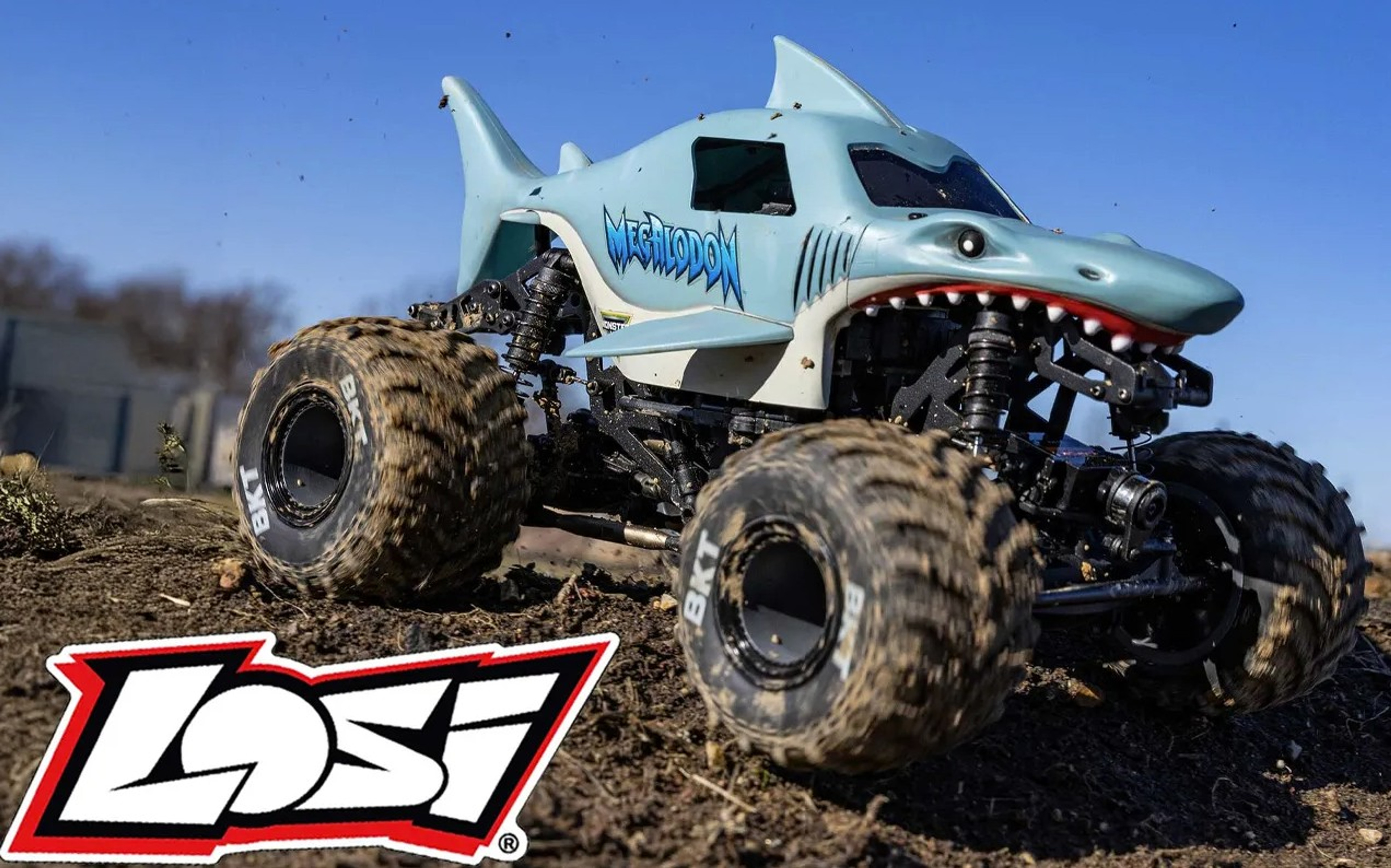 Unleashing the Beast: The Losi Mini LMT 1/18 Megalodon 4WD Monster Truck