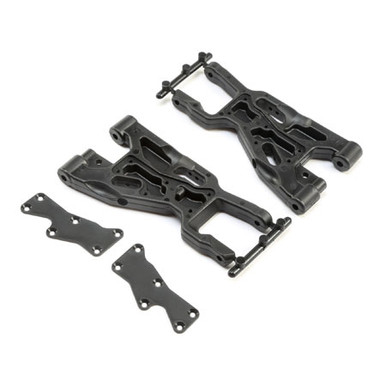 TLR Front Suspension Arms with Inserts, 2pcs, 8X Elite