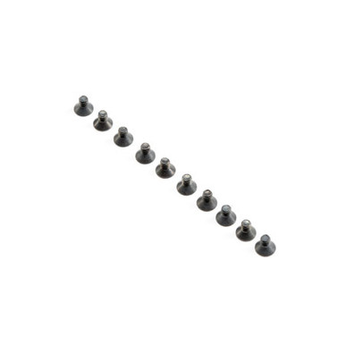 TLR M2.5 x 4mm FH Screws, 10pcs