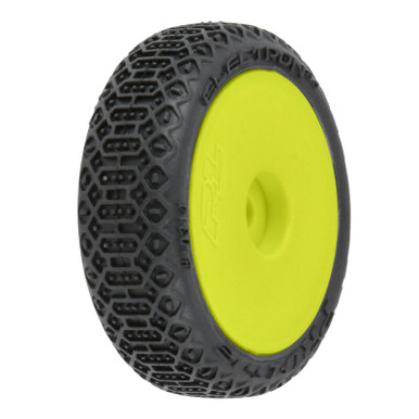 Proline Electron 2.0 Mounted Tyre Set, Yellow, Micro-B