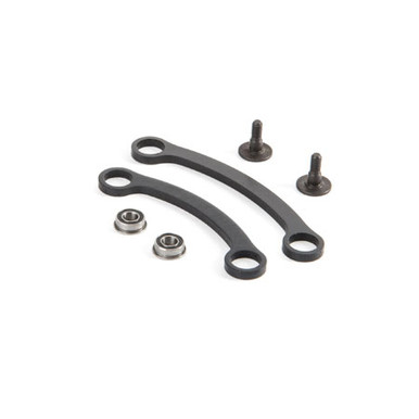 TLR Steering Rack Set w/Bearings, Short/Long SCTE 3.0