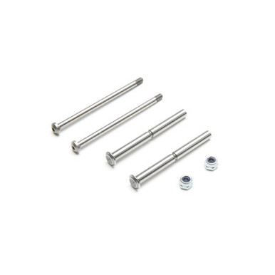 TLR Front Hinge Pin and King Pin Set, Polished, 22 5.0