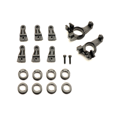 TLR Front Spindle Set, 22 5.0