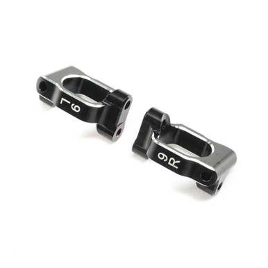 TLR Caster Block Set, 9 deg, Aluminium, 22X-4, Clearance