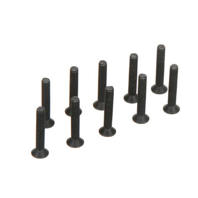 TLR Flat Head Screws, M3 x 18mm, 10pcs, 8X