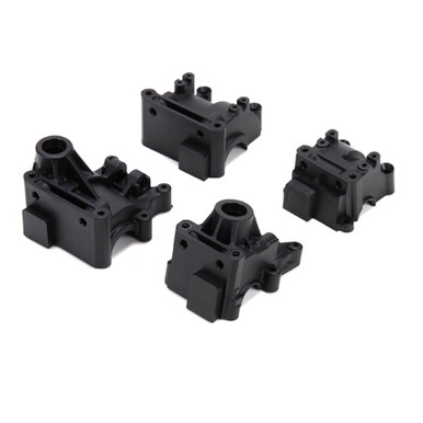 TLR Front and Rear Gear Box (Diff Case) Set, All 8ight