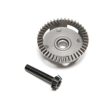 TLR Rear Differential Ring and Pinion Gear, 8XT, Final Clearance