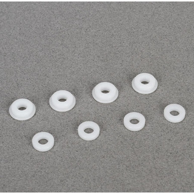 TLR Shock Guide and Bushing, 8pcs, 8X