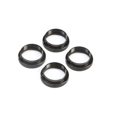TLR 16mm Shock Nuts and O-rings, 4pcs, 8X Elite