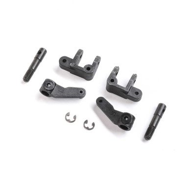 Losi Spindle, Caster Block and Front Axle Set, Mini JRX2, Clearance