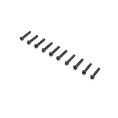 Losi M2x10mm Button Head Screws, 10pcs
