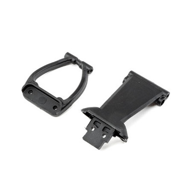 Losi Front Bumper/Skid Plate & Support - Rock Rey
