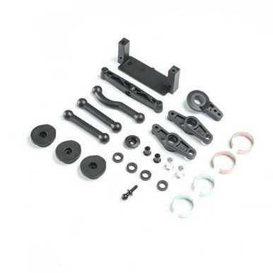 Losi Steering Bellcrank, Servo Saver and Mounts, V100