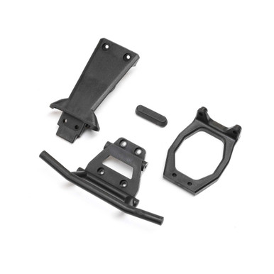 Losi Front Bumper, Brace and Skid Plate, Hammer Rey