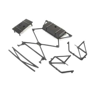 Losi Rear Body Mount L&R, X-Bar, Super Baja Rey