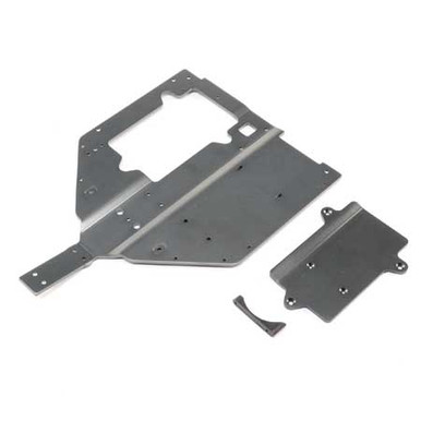 Losi Chassis & Motor Cover Plate, Super Baja Rey