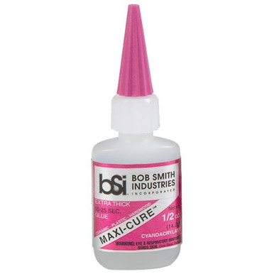 Bob Smith Industries Maxi-Cure Extra Thick CA Glue, 1/2oz