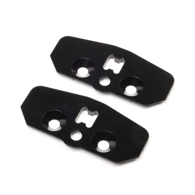 TLR +1 Adjustable Chassis Aluminium Skid Plate, 8X 2.0, 2pcs