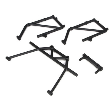 Losi Rear Cage Mount and Fender Brace Set , 4pcs, 5TT