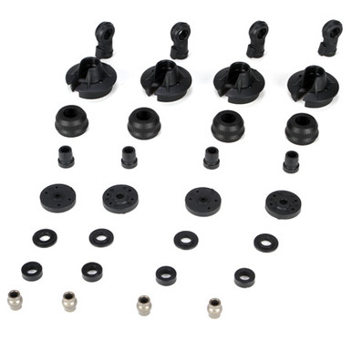 Losi Shock Plastics and Balls , 4pcs, 5TT