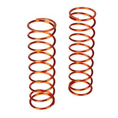 Losi Front Springs 14.2lb. Rate, Orange Pair, 5IVE-T