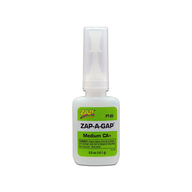 ZAP Zap-A-Gap Medium CA Glue, 1/2oz, Part PT-03