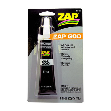 ZAP Zap-A-Dap-A-Goo All Purpose Flexible Sealant, 1oz, Part PT-12