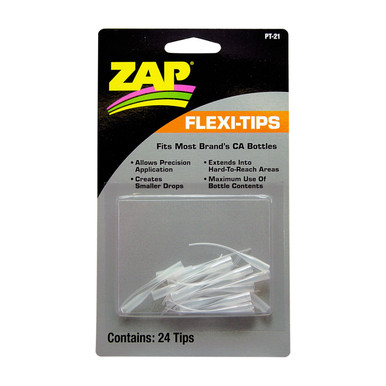 ZAP Replacement CA Glue Tips, 24pcs, Part PT-21