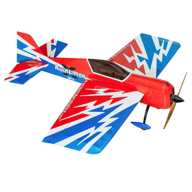 Precision Aerobatics Addiction XL ARF, Red/Blue Lightning, Final Clearance