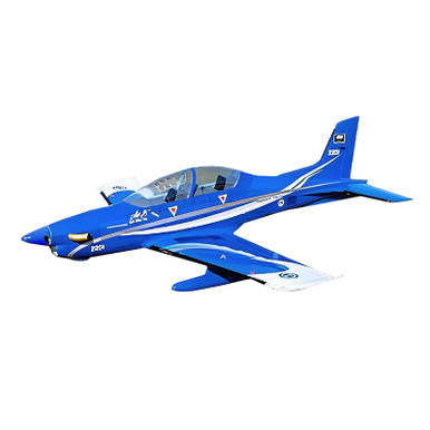 Sebart PC-21 2.1m V2 ARF RC Plane Kit with Retracts Included, Blue/White