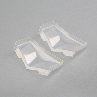 TLR High Front Wing, Clear, 2pcs, 22 5.0 SR, TLR230015