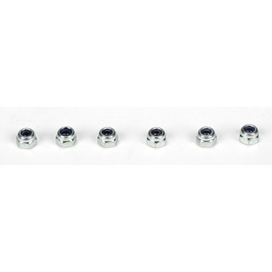 TLR Locknut, M2.5 x .45 x 5mm, 6pcs, 22 5.0, 22X-4