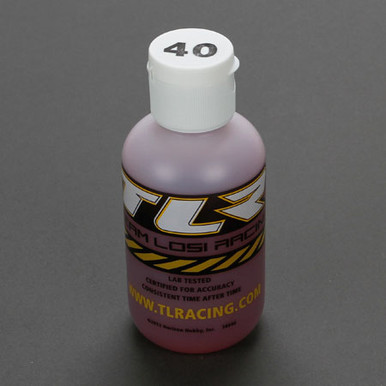 TLR Silicone Shock Oil, 40wt, 4oz