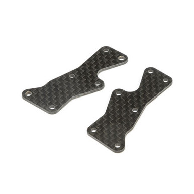 TLR Front Arm Inserts, Carbon, 8X Elite