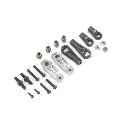 TLR Dual Steering Linkage Kit, 5T, 5B