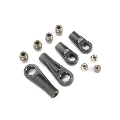 TLR Dual Steering Rod Ends and Pivot Balls, 5B, 5T