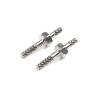 TLR Shock Standoff, Carbon Tower, Titanium, 2pcs, 22X-4