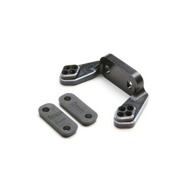 TLR Rear Camber Block, Black, with Inserts, 22 5.0 DC Elite