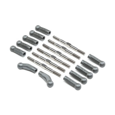 TLR HD Turnbuckle Kit, Titanium, 22 5.0 DC Elite