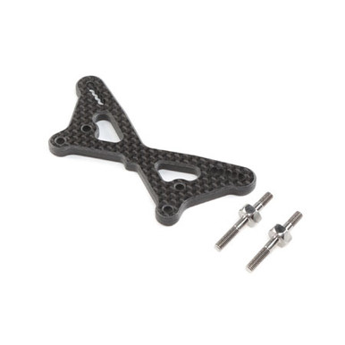 TLR Carbon Front Tower with Ti Standoffs, 22 5.0