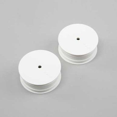 TLR Front Wheel, Stiffezel, 12mm Hex, White, 22 4.0, 2pcs