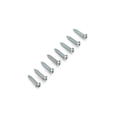 Dubro 2 x 3/8in Button Head Sheet Metal Screws, 8pcs, Part 525