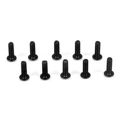 TLR Button Head Screws, M3 x 10mm, 10pcs