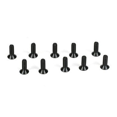 TLR Flathead Screws, M2 x 6mm, 10pcs, 22 5.0