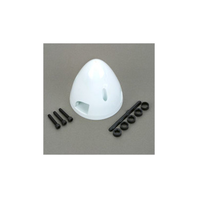 Dubro 2-1/2in Three Blade Spinner White, Part 545