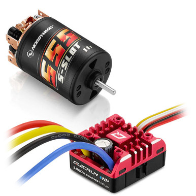 Hobbywing Quicrun WP-1080 G2 Brushed 80A Crawler ESC with 555 11T Motor