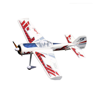 Flex Innovations Yak 55 10E Super PNP with Dualsky Motor, Red/White, Clearance